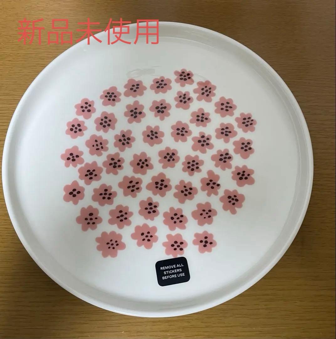 タイムセール❣️ マリメッコ プケッティ プレートピンク　シリヤライン 限定品