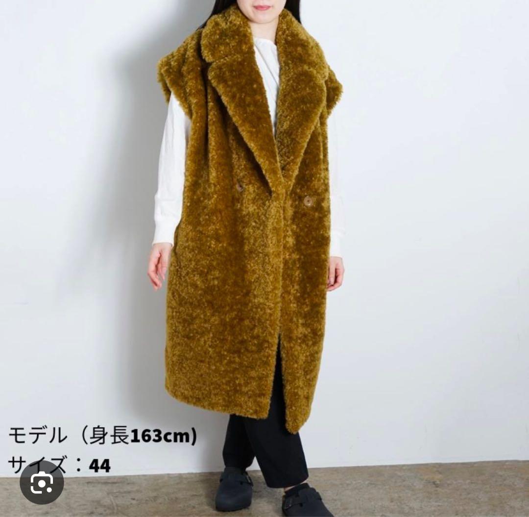 試着のみ HERNO ヘルノ ジレ ベスト 44