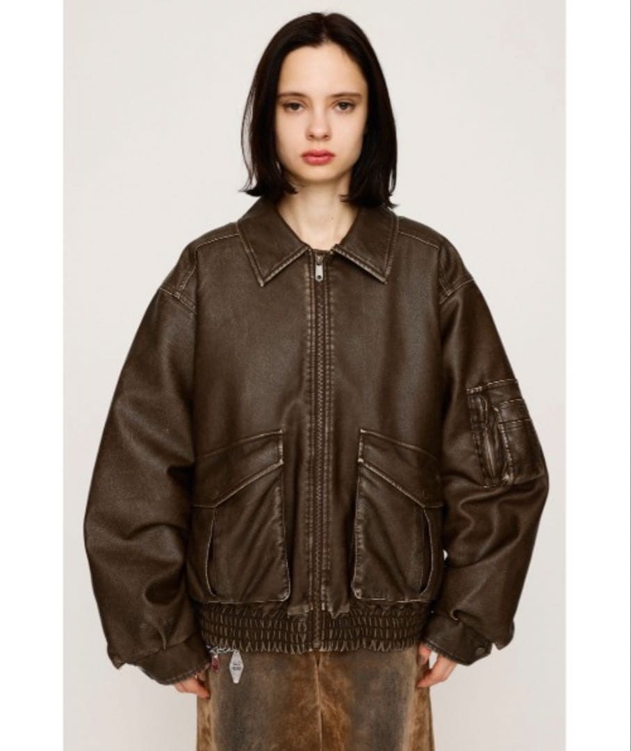 SLYWASHED PUFFER BZ ウォッシュド パッファー ブルゾン 冬服