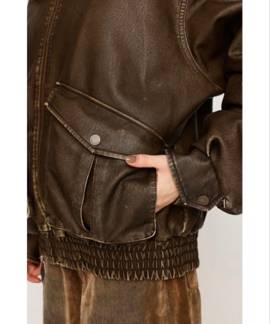 SLYWASHED PUFFER BZ ウォッシュド パッファー ブルゾン 冬服