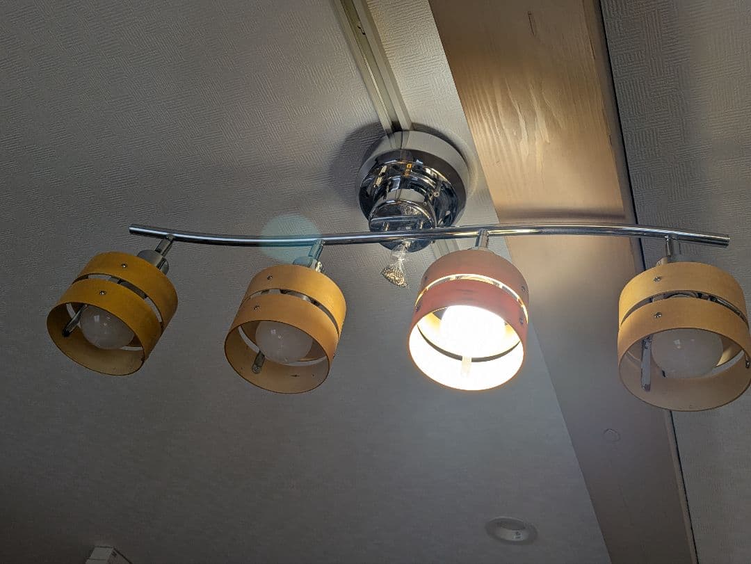 日昇 スポットシーリングライト4灯 BBS-049C 3個＋BBS-113 1個