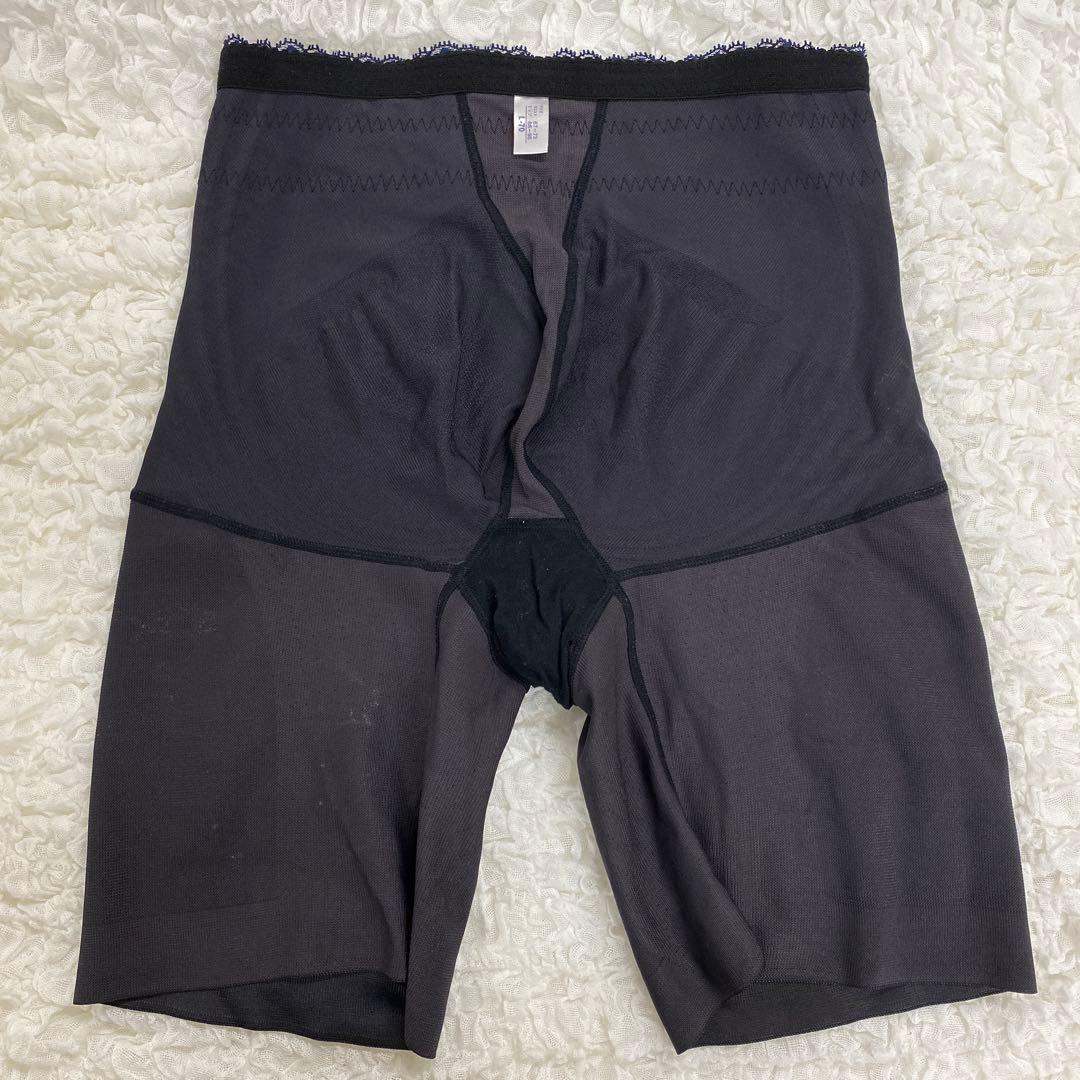 マルコ 補正下着 ロングガードル L-70 2枚 カーヴィシャス カレスブラック