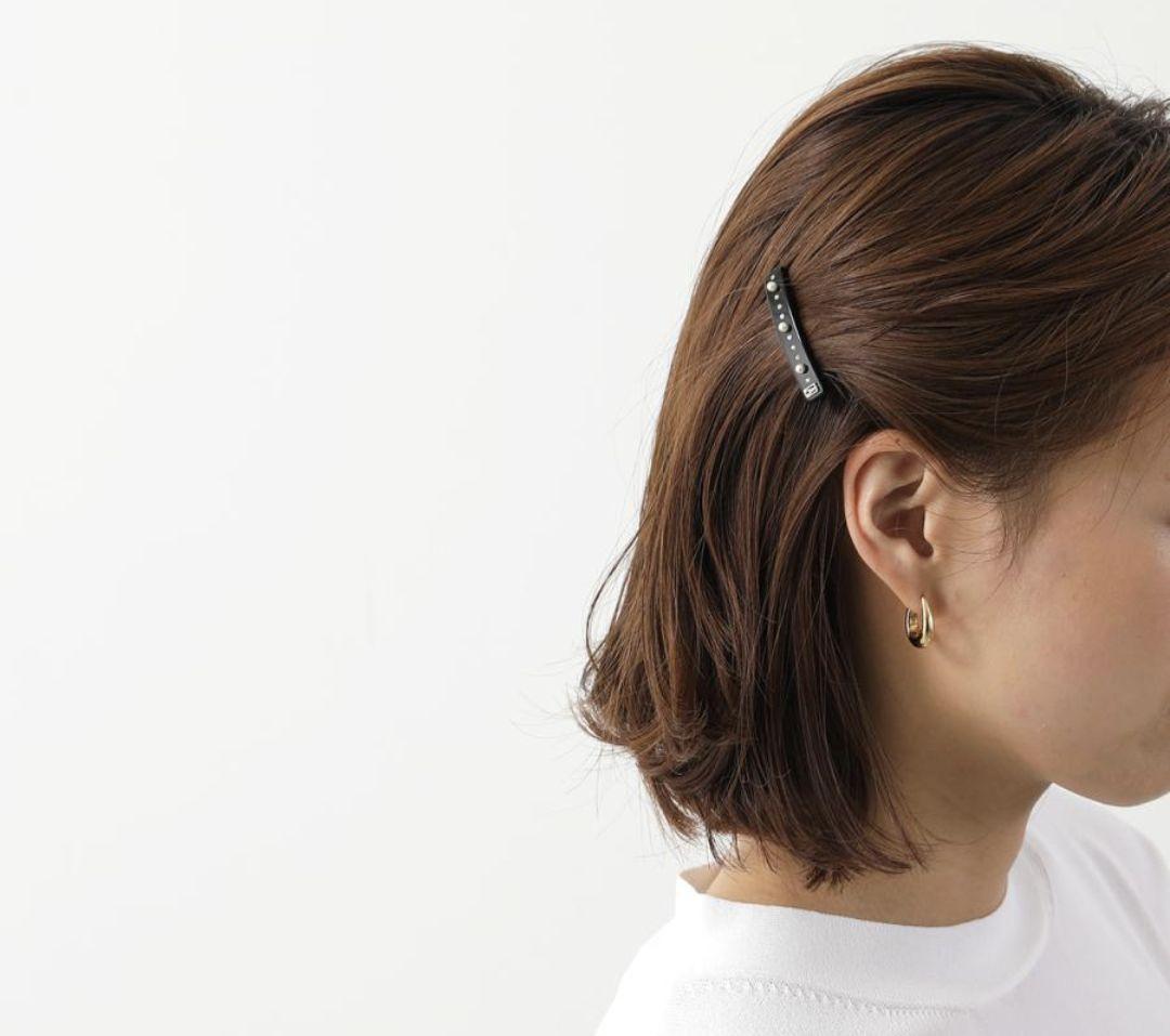ALEXANDRE DE PARIS ヘアピン ボールピン パール付き