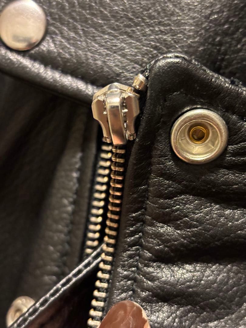 プランクプロジェクト　シープレザーライダースジャケット 38