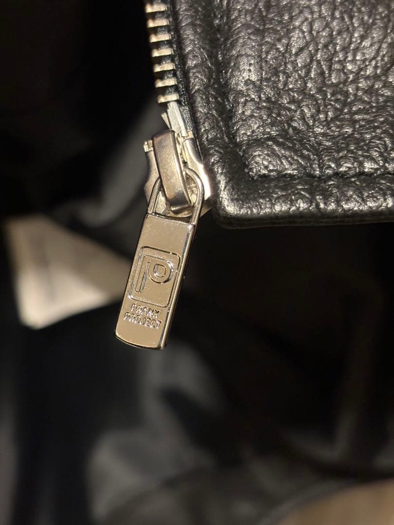 プランクプロジェクト　シープレザーライダースジャケット 38