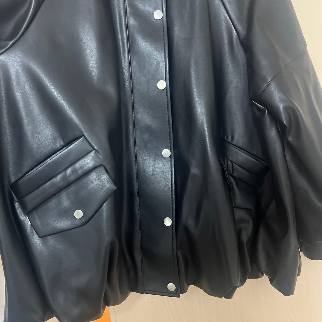 RIM.ARK ブラックレザージャケット