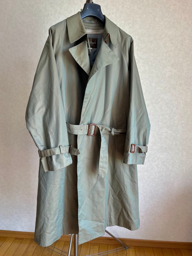 ポールスチュアート クリフォード タイロッケンコート 一枚袖 コート 玉虫