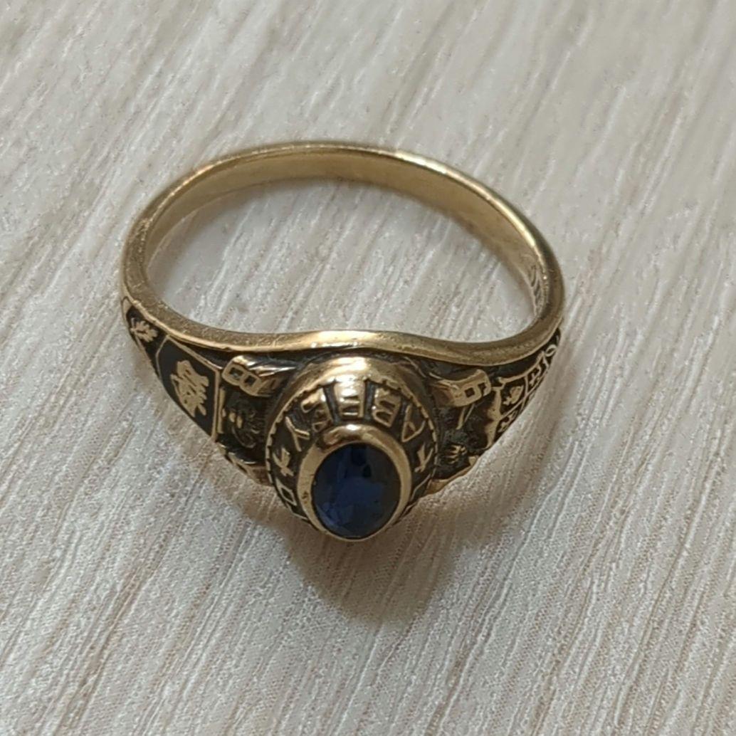 JOSTENS ジャスティンズ社製 10K スクールリング 1989年 US8号