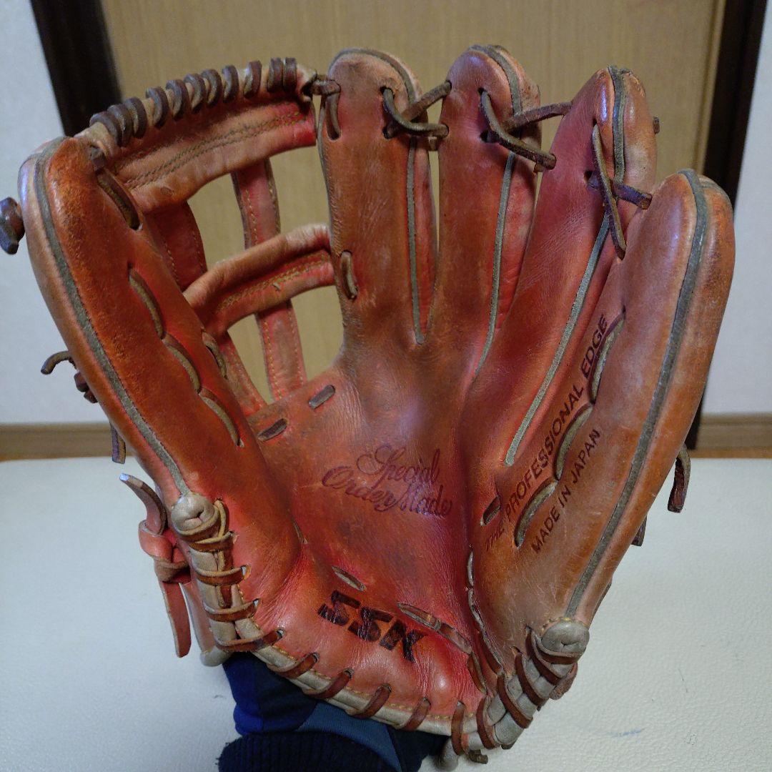 オリックス　萩原淳選手プロ支給品　硬式用グローブ
