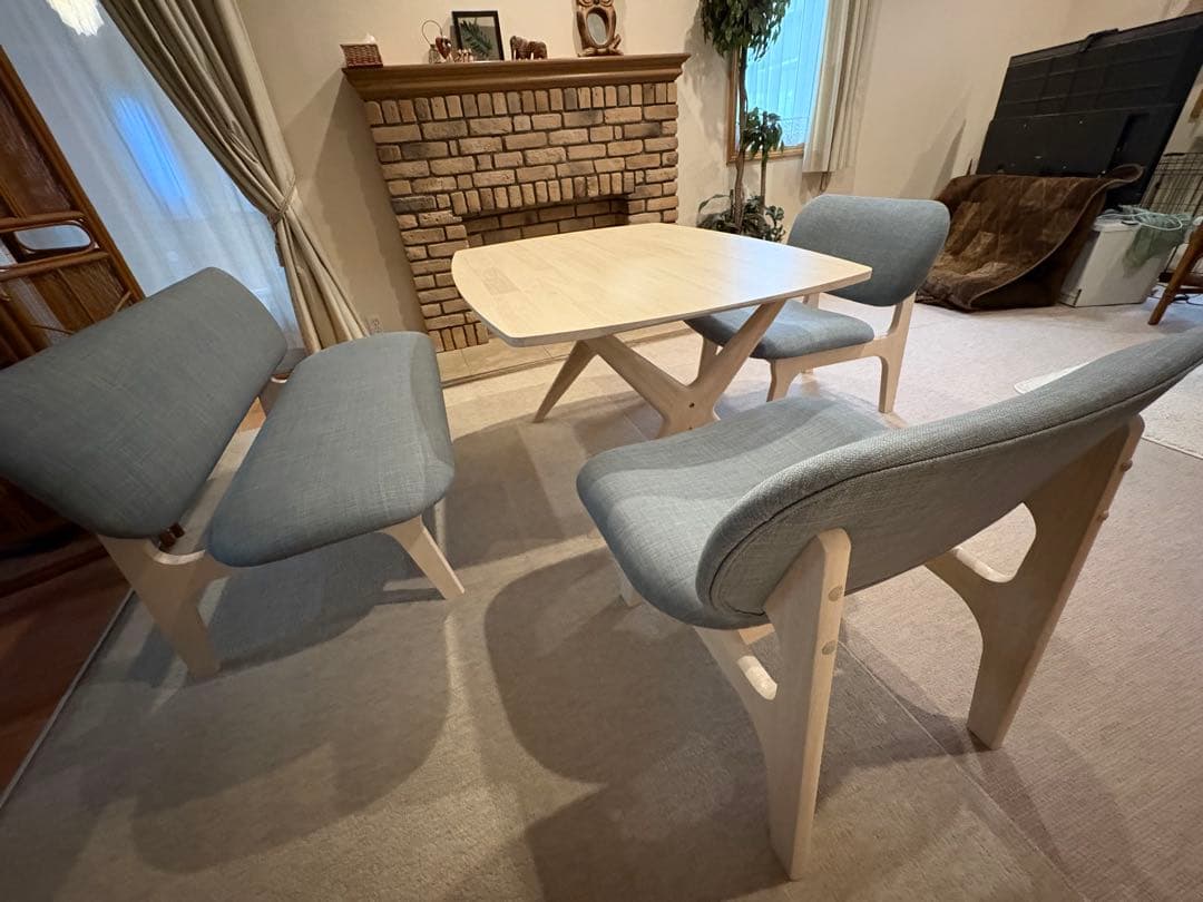 引き取りのみ大幅値下げ石川県☆ニトリ　ダイニングテーブルセット　組立説明書付