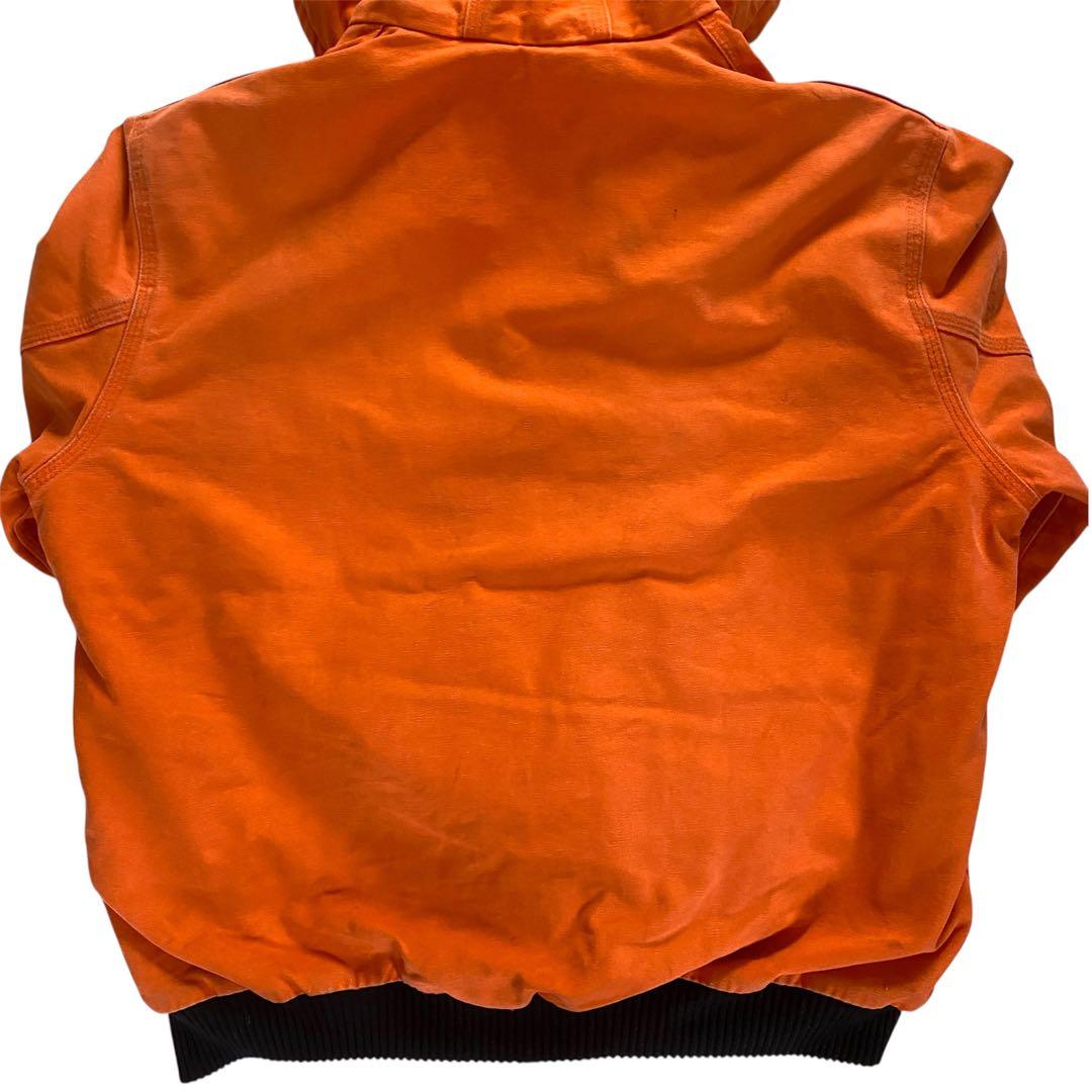 グラスワンダー 　Carhartt アクティブ　L オレンジ　アメリカ製