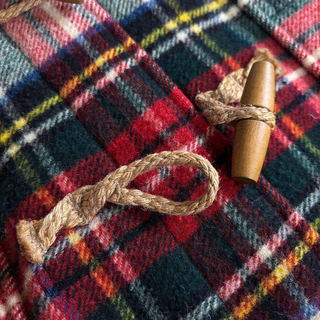 POLO RALPH LAUREN ダッフルコート タータンチェック ショート丈
