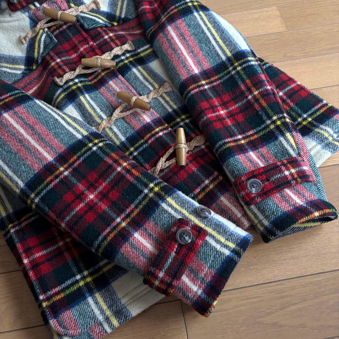 POLO RALPH LAUREN ダッフルコート タータンチェック ショート丈