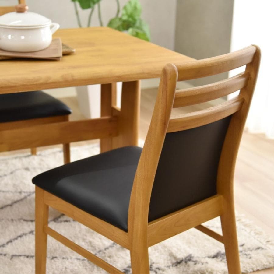 CD DC CB 6脚　ダイニングチェア　ダークブラウン＊ブラック