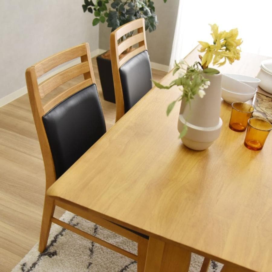 CD DC CB 6脚　ダイニングチェア　ダークブラウン＊ブラック