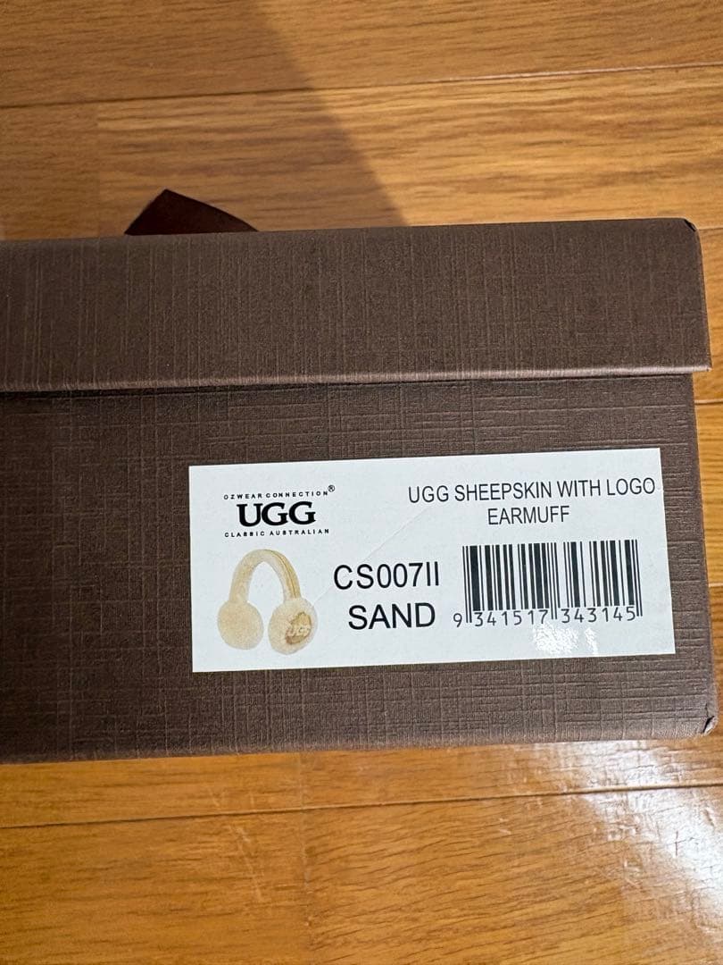 【新品未使用】UGG アグ イヤーマフ SAND
