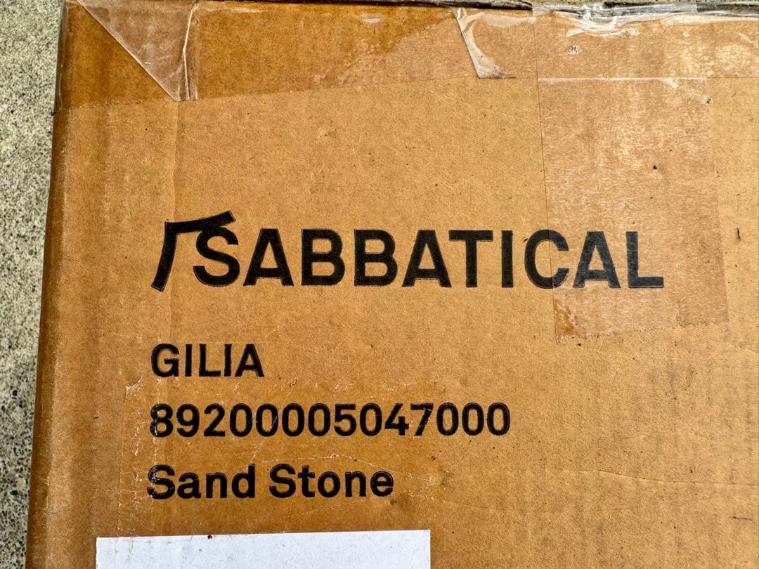 【新品未開封】SABBATICAL GILIA テント Sand Stone