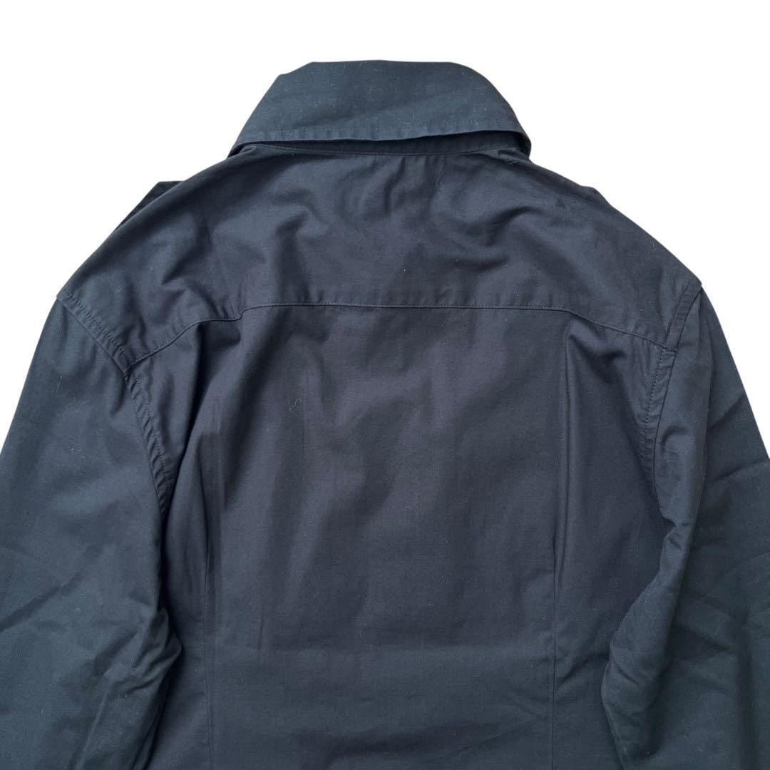 英国製　BURBERRY LONDON トレンチデザインシャツ ノバチェック S