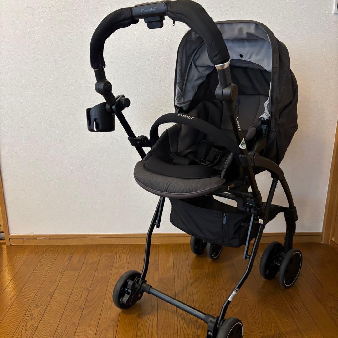 ＊美品＊COMBI コンビ　ラベリタ　エッグショックAL　マスキレーグレー