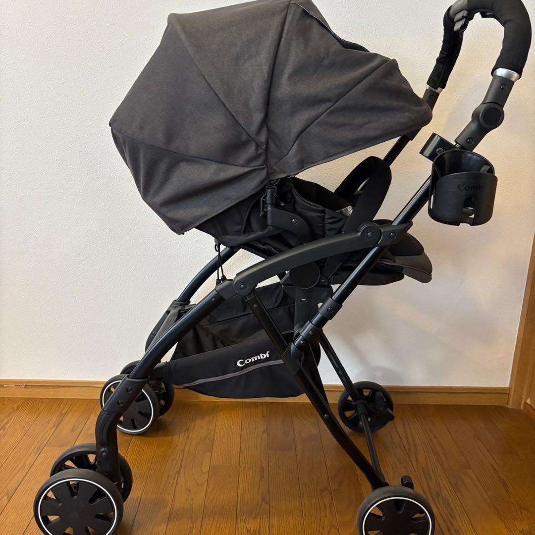 ＊美品＊COMBI コンビ　ラベリタ　エッグショックAL　マスキレーグレー