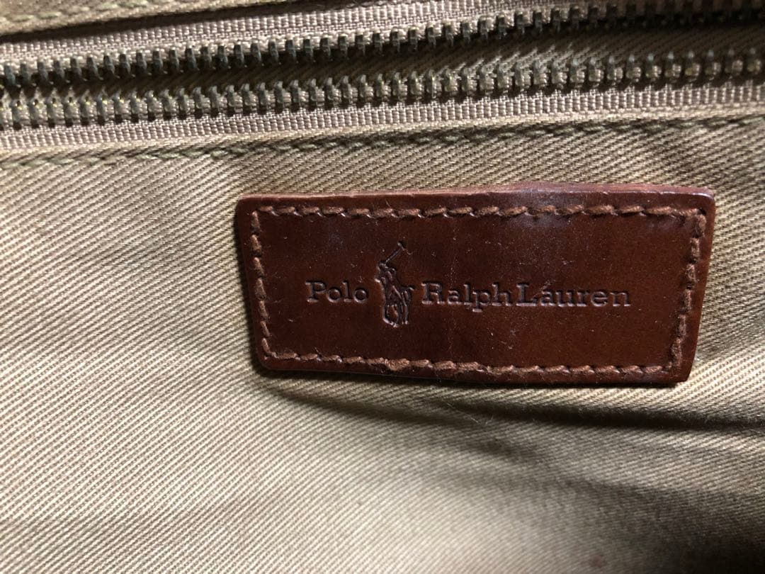メ(^ ^)y【美品】ポロラルフローレン ヴィンテージ バッグ チェック タグ