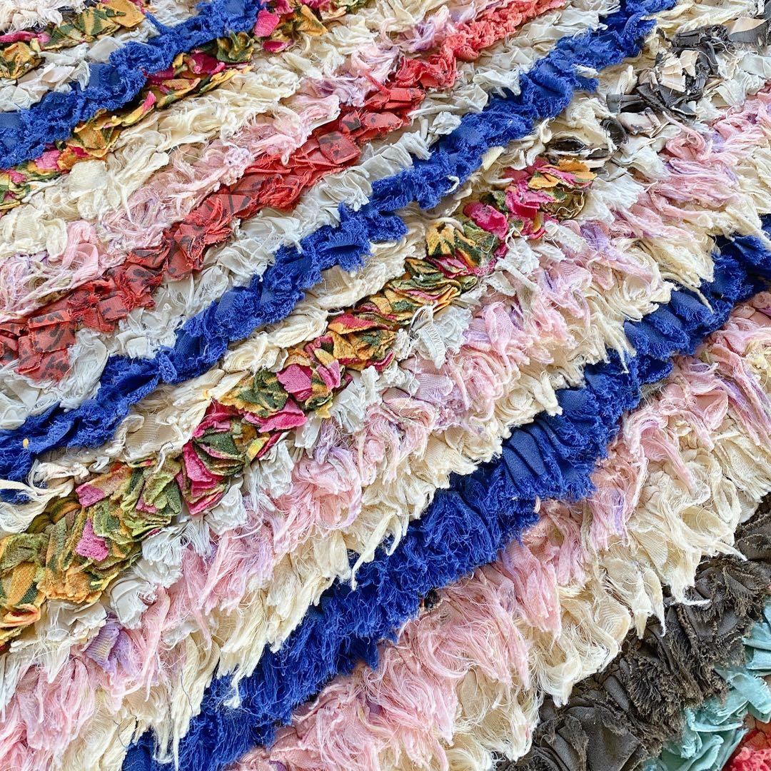 モロッコ ボシャルウィット Boucherouite ラグ カーペット