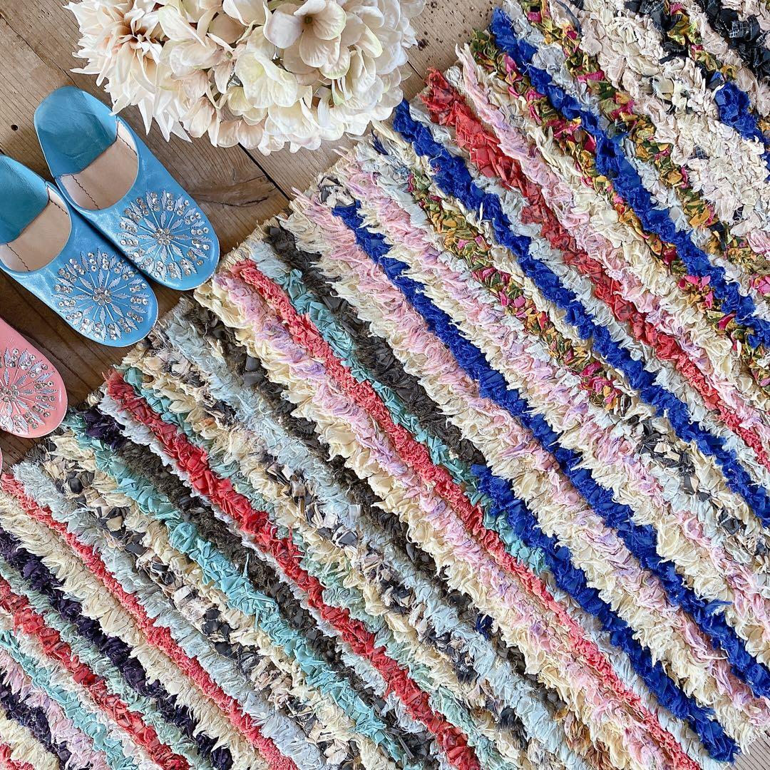 モロッコ ボシャルウィット Boucherouite ラグ カーペット