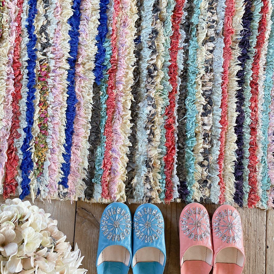 モロッコ ボシャルウィット Boucherouite ラグ カーペット