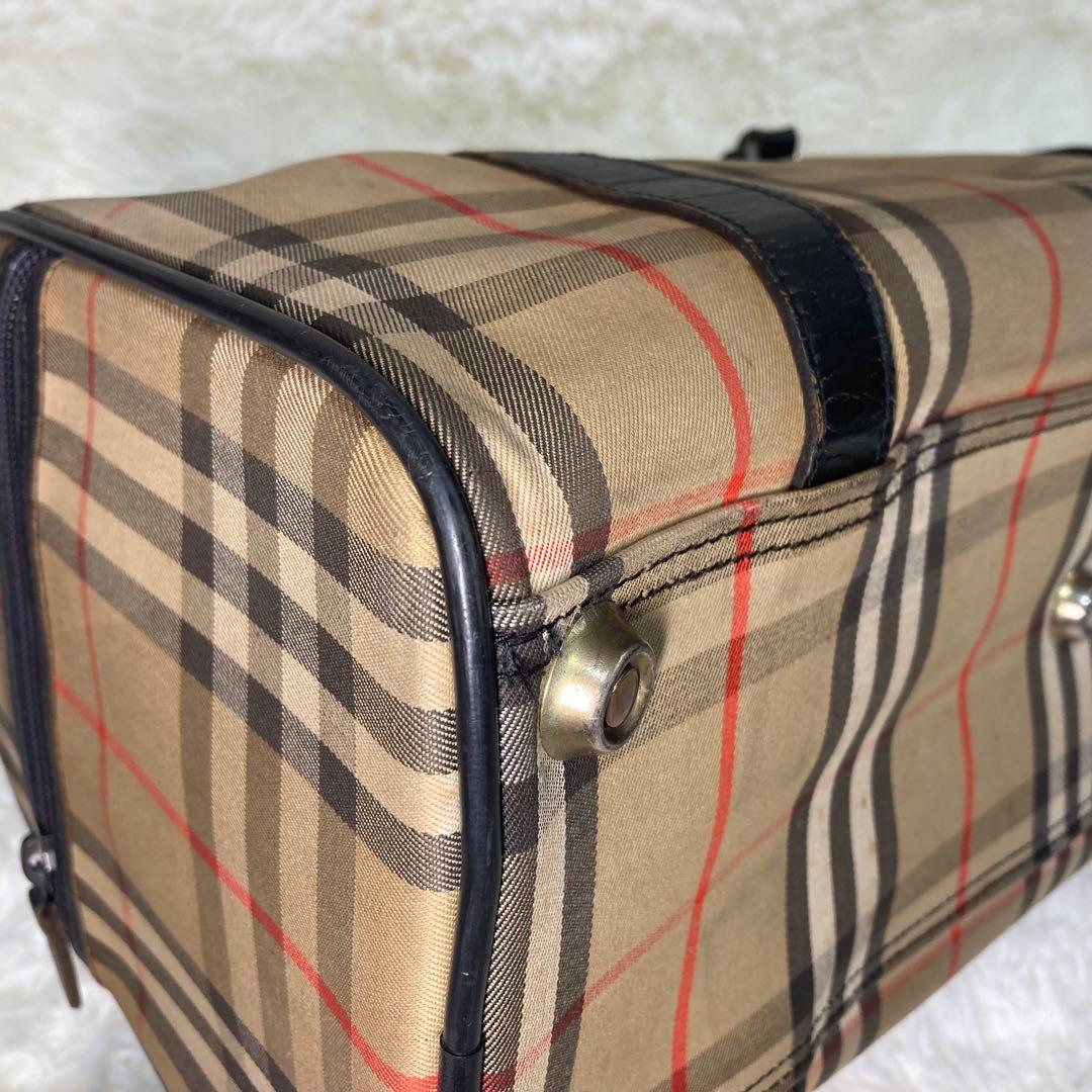 Burberrys ヴィンテージ バーバリーズ ボストンバッグ ノバチェック柄