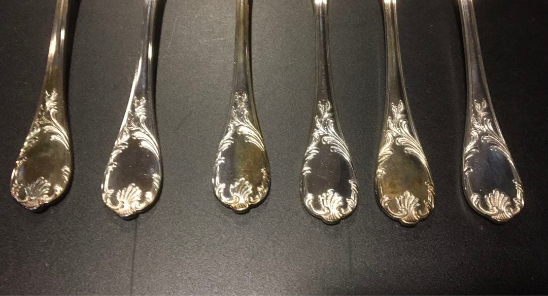 ６本クリストフルテーブルマルリーフォーク20.5cm