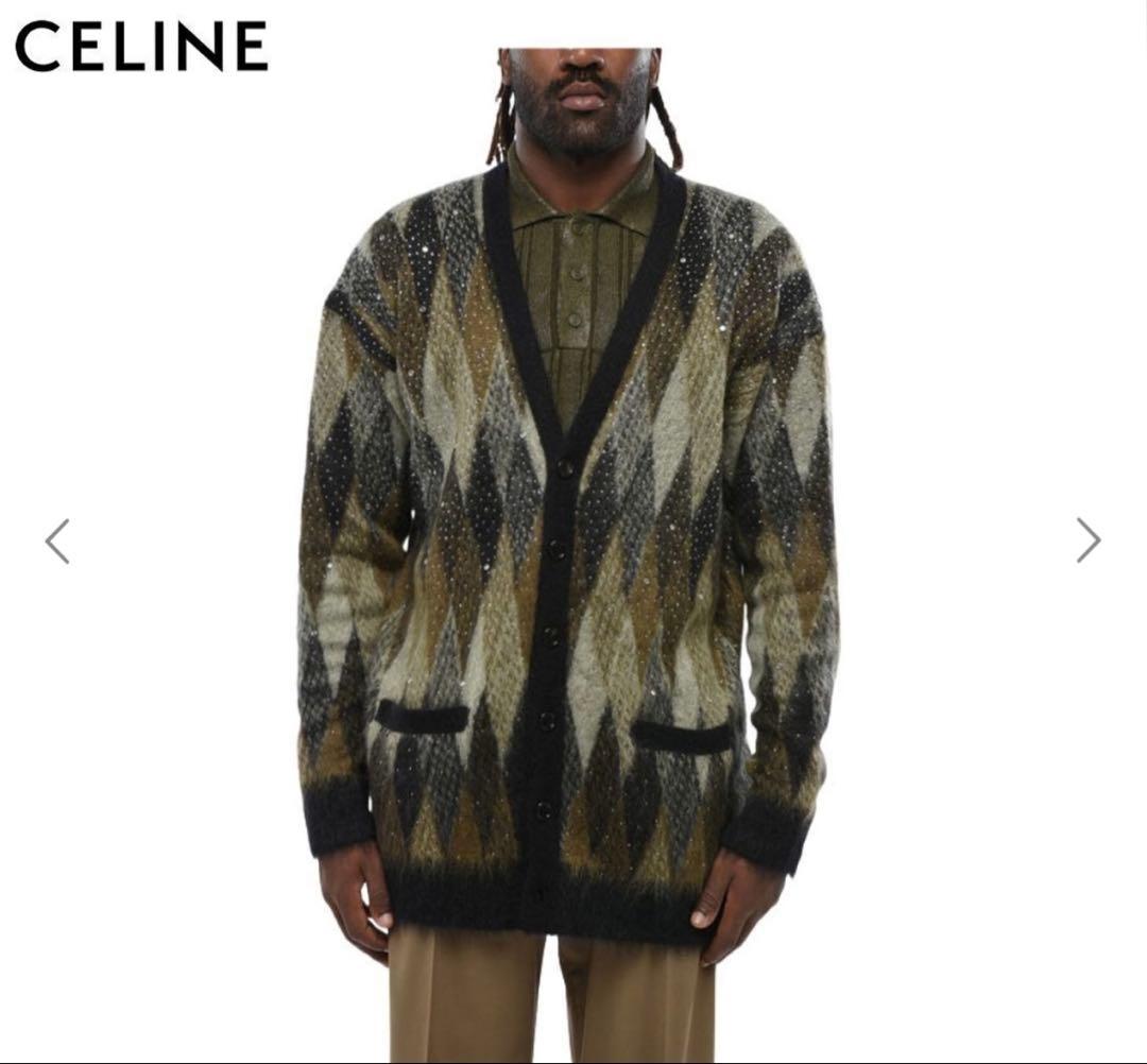 CELINE　スダッズモヘアロングカーディガン　S　セリーヌ