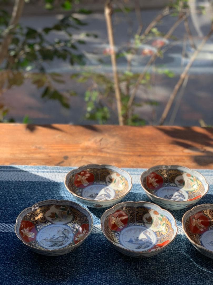 大聖寺古伊万里 小皿5枚セット