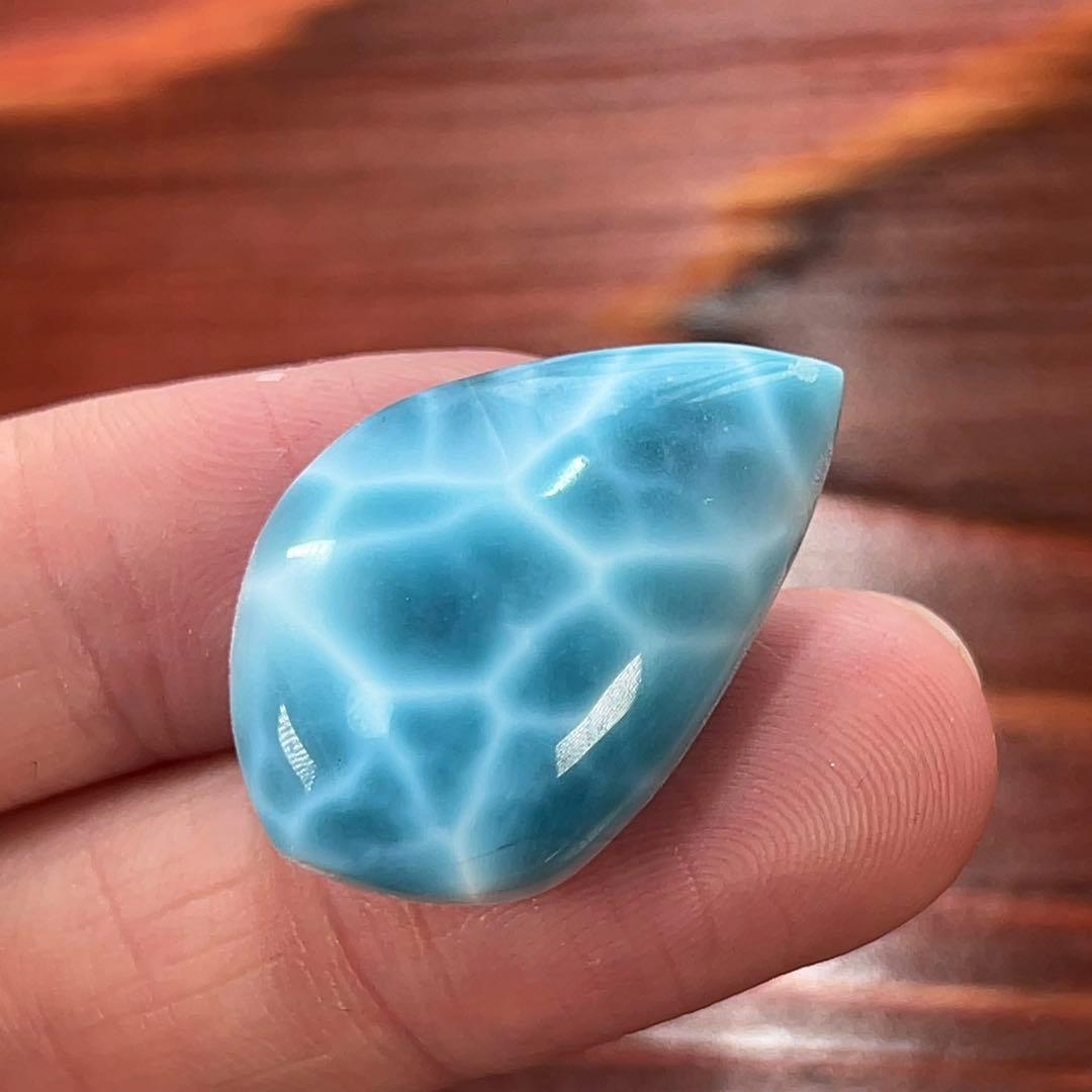 ハイクオリティ　ラリマールース　8 ネックレス　天然石