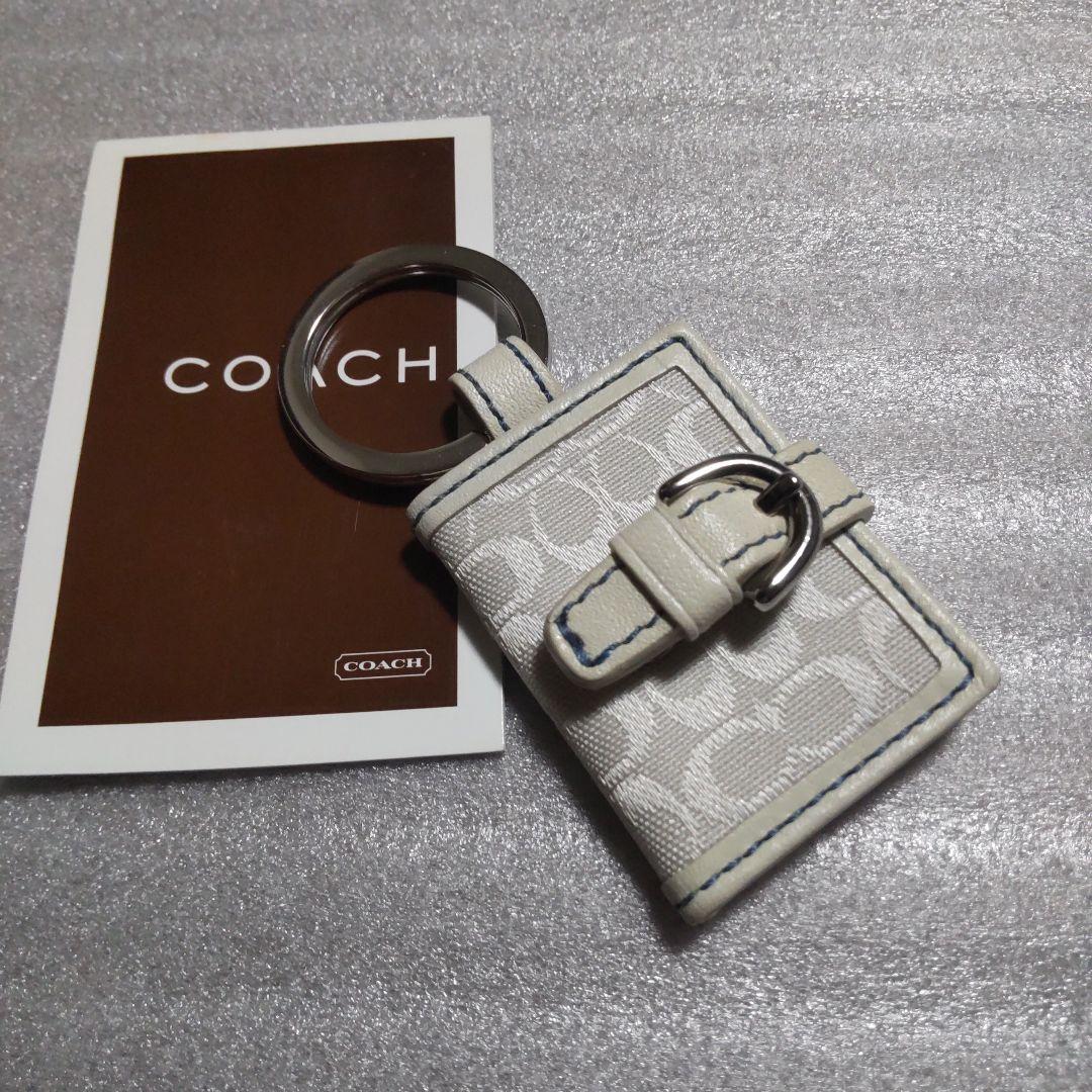 COACH☆Signature Picture Frame Bag Charm