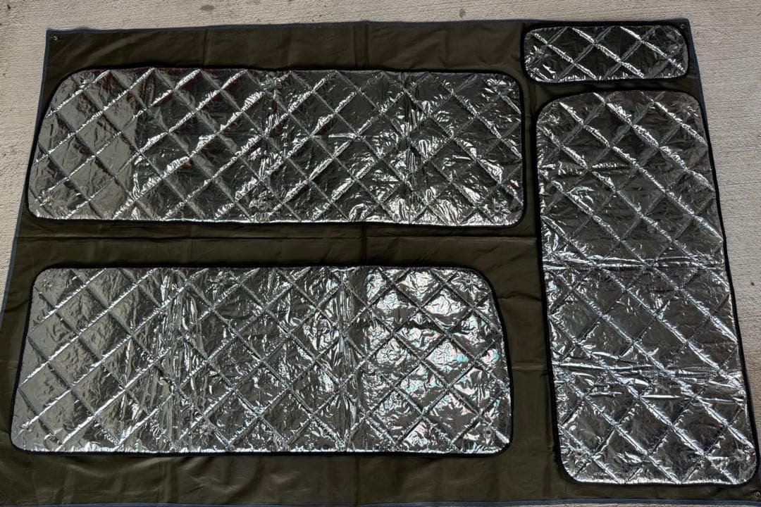 ハイエースワゴン　スーパーロング　100系　サンシェード　6枚セット