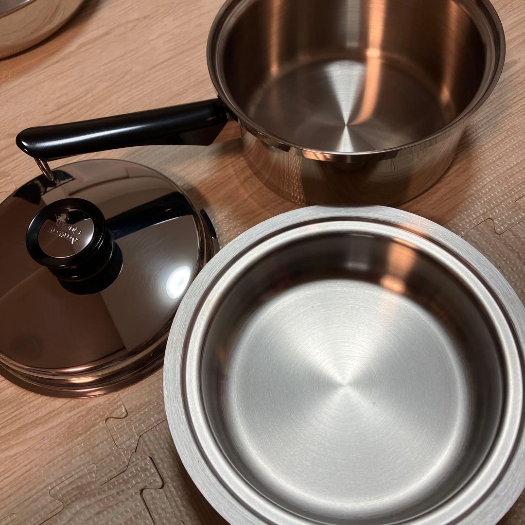 新品　amway アムウェイ　クイーンクック　ソースパン　片手鍋　内鍋つき