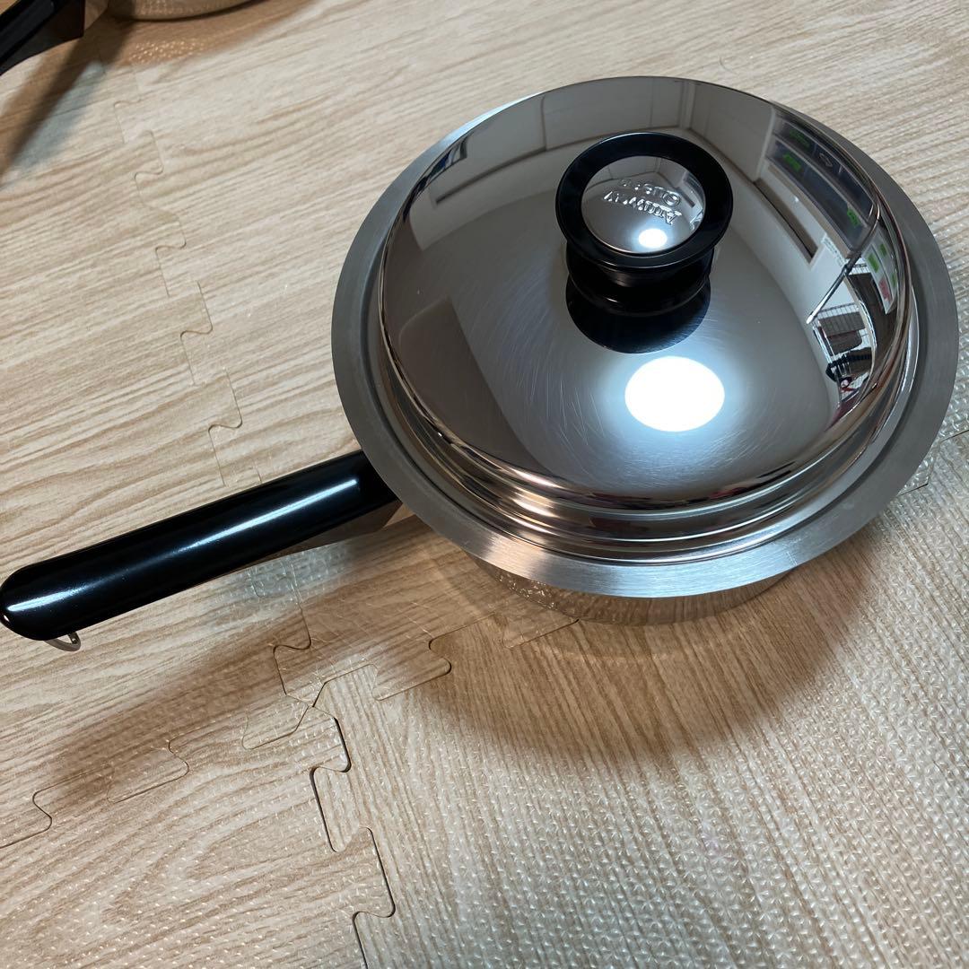 新品　amway アムウェイ　クイーンクック　ソースパン　片手鍋　内鍋つき