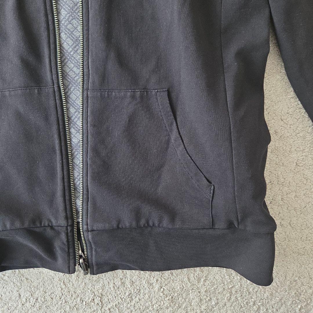 BURBERRY BLACK LABEL ジップパーカー リバーシブル 黒 Ｌ