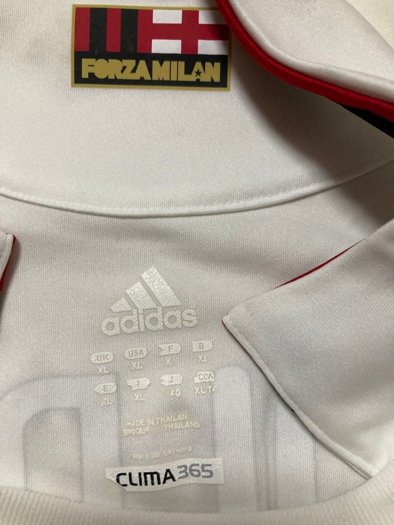 【新品】ACミラン09-10アウェイ長袖支給品ユニフォーム80番ロナウジーニョ