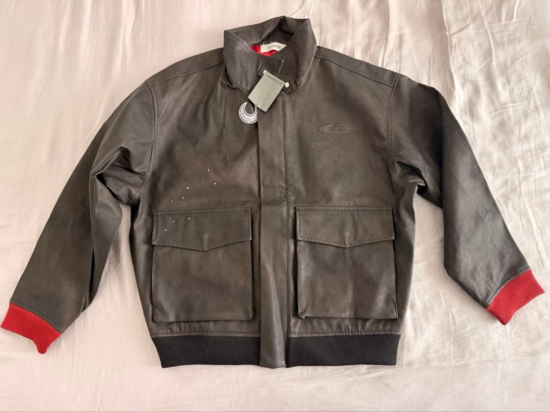 新品タグ付Zutomud Fake Leather Blouson L ずとまよ