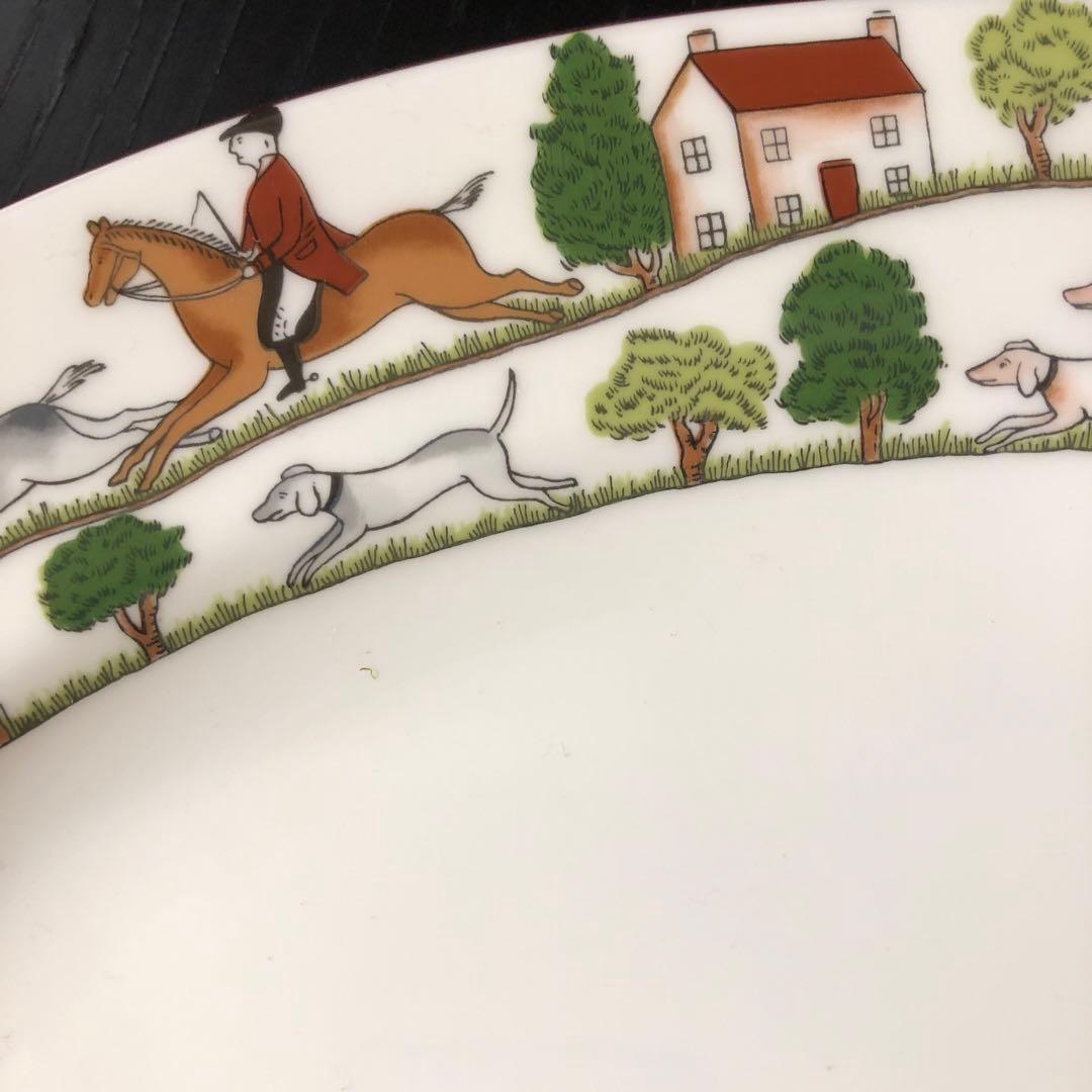 コールポート ハンティングシーン 大皿 レア 希少 ウェッジウッド 皿 プレート