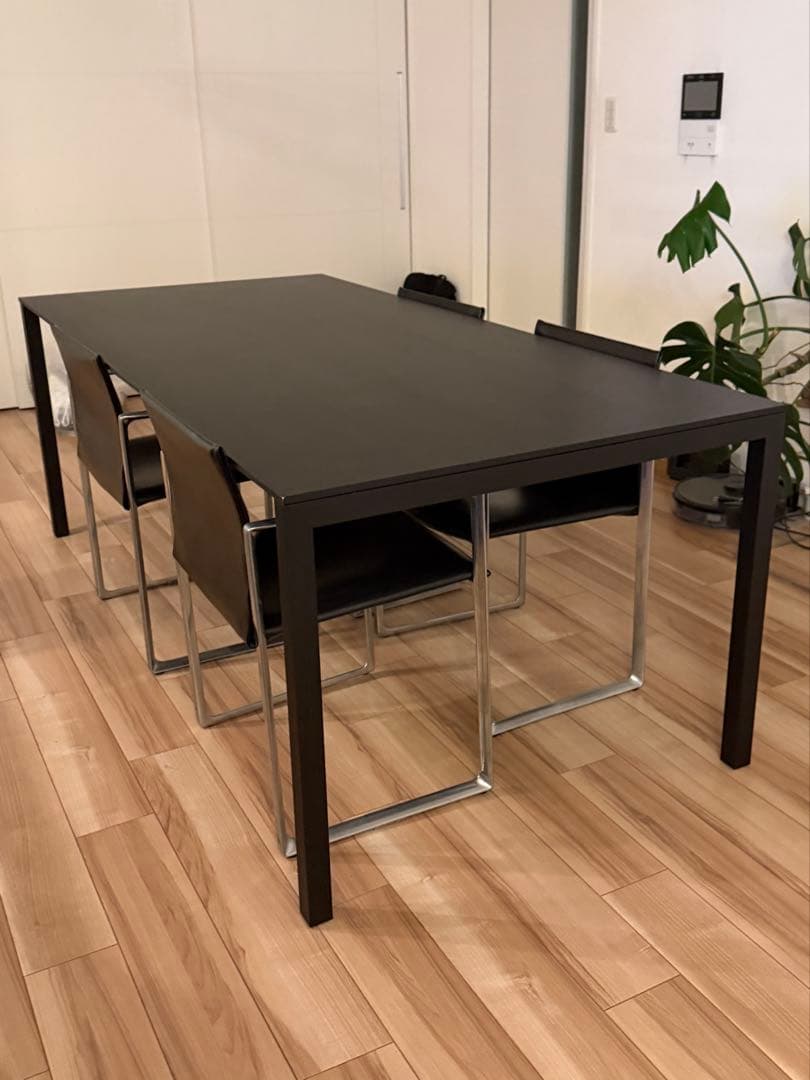 【Cassina】195 NAAN エクステンションテーブル ブラック 美品