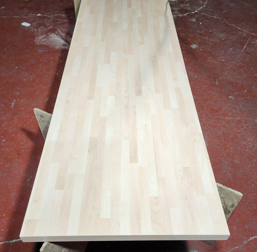 輸入 ヨーロッパ製メラミン カウンターパネルメイプル(2548×600×40㎜)