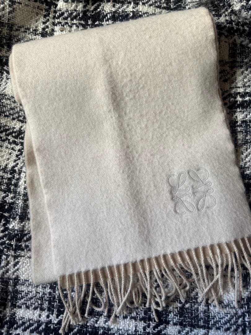 LOEWE バイカラースカーフ　マフラー