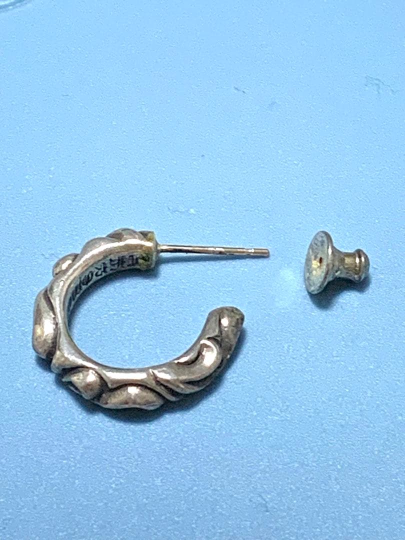 クロムハーツ　フープピアス片耳　925