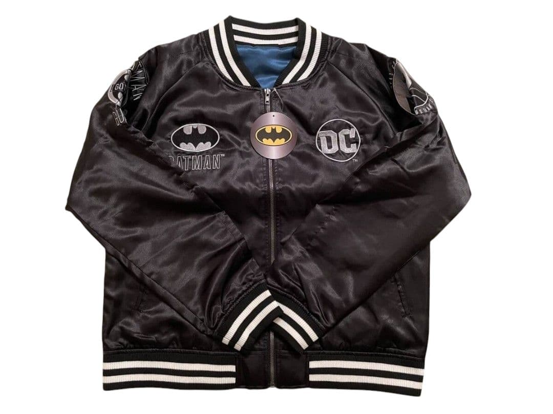希少⭐新品/タグ付き⭐丸眞 85周年 DC バットマン スカジャン Lサイズ 黒