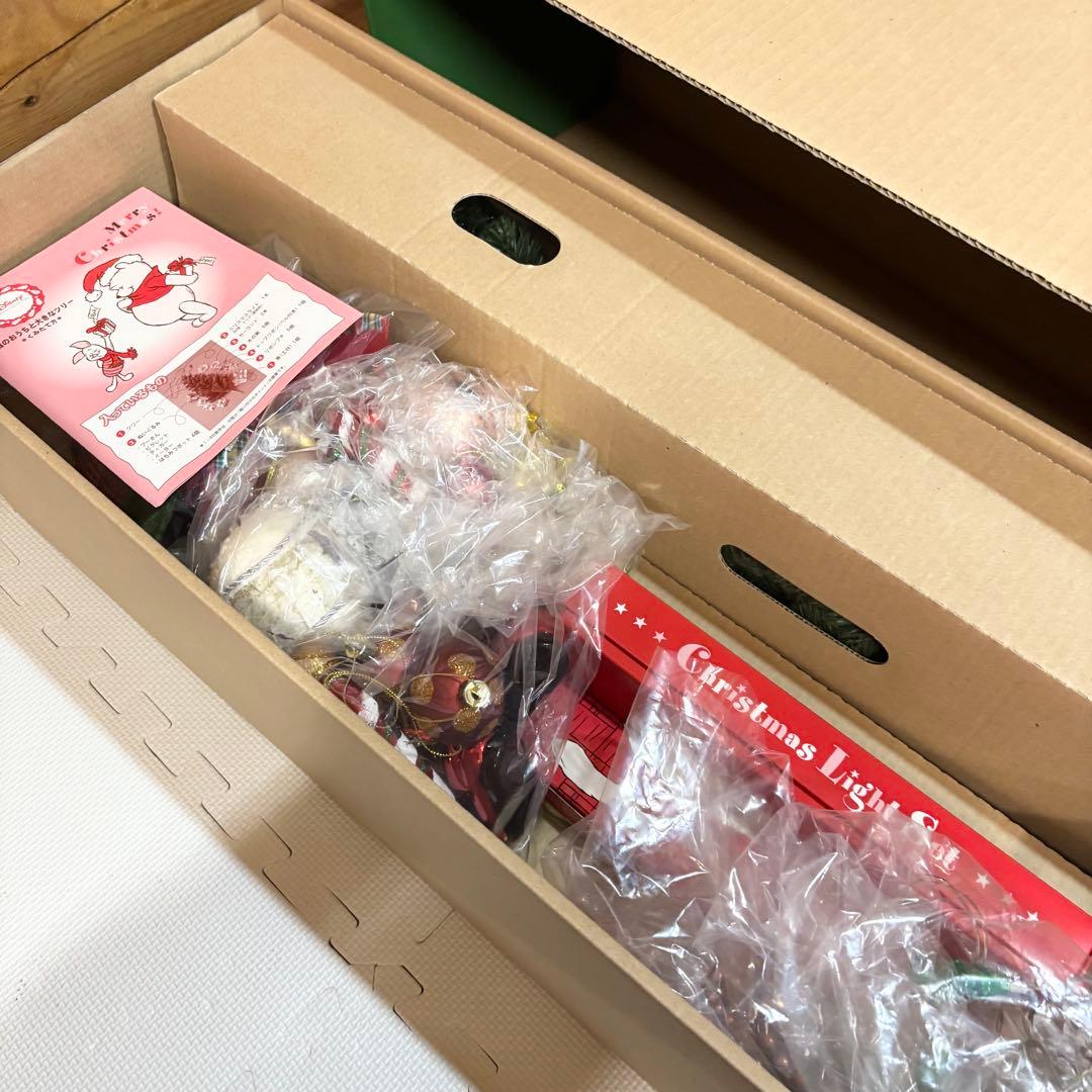 【美品】クリスマスツリー 森のおうちと大きなツリー プーさん 千趣会 100cm