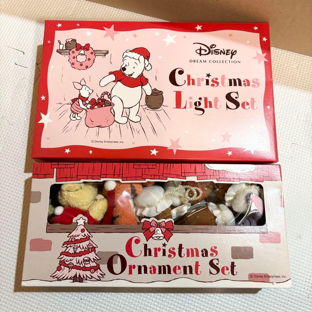 【美品】クリスマスツリー 森のおうちと大きなツリー プーさん 千趣会 100cm