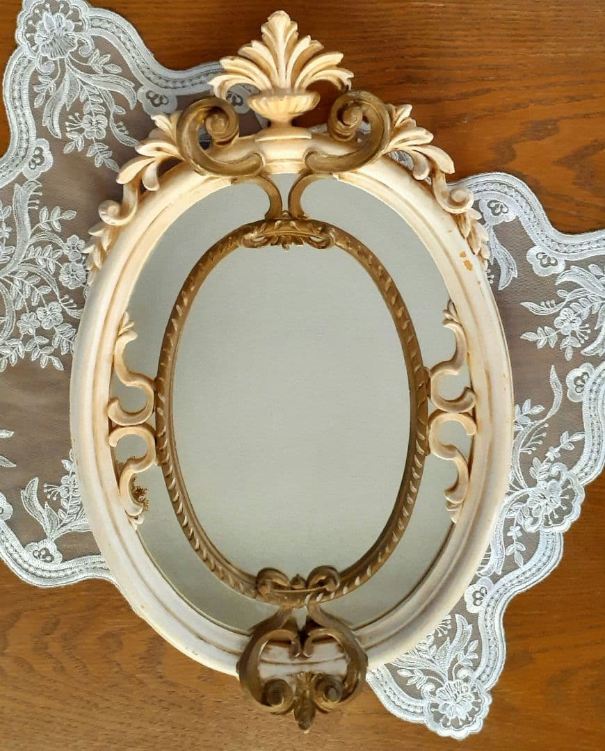 アンティーク ロココ調 コンソール ミラー
