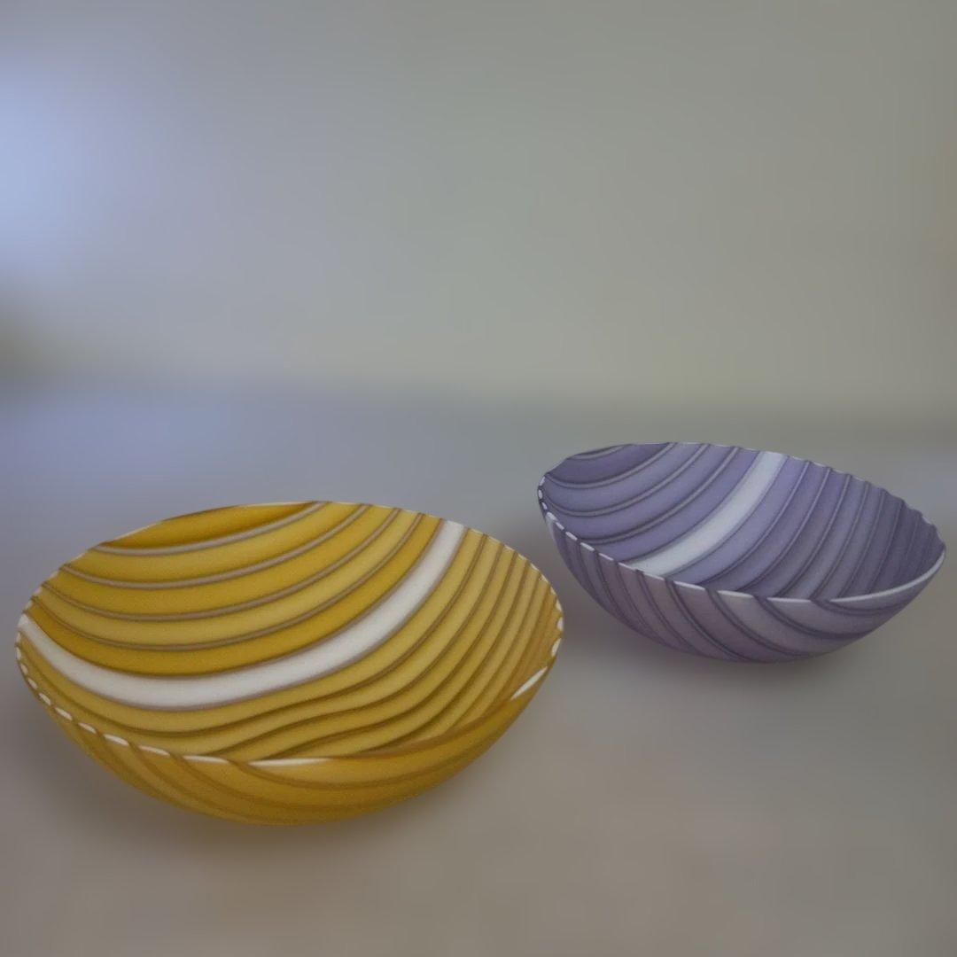 ☆新品☆　亀井ガラス　モリーネ　ヴェネチア　ガラス小鉢　２色